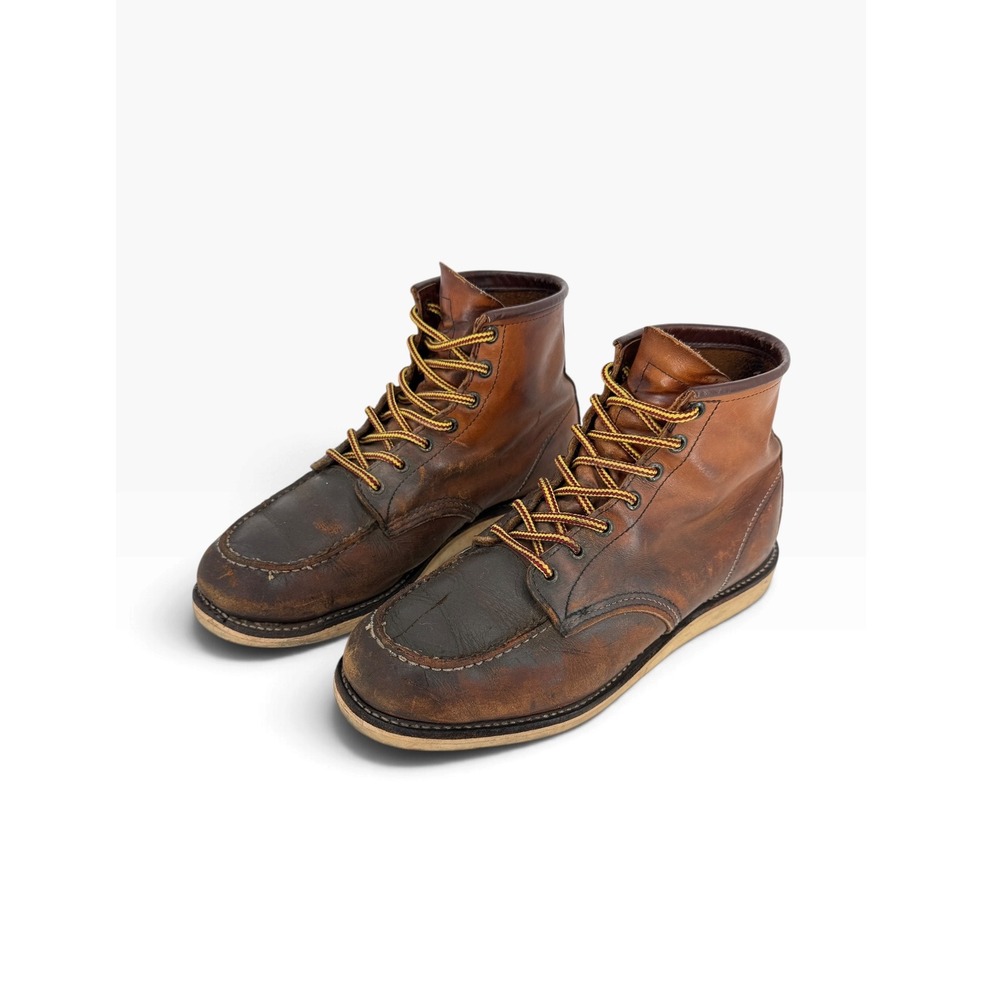 Red Wing Heritage 875 Mens 10.5 E2 WIDE Brown Leather Classic Moc Toe Work Boots